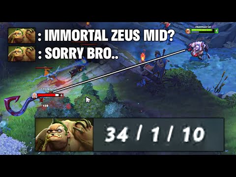 OMG 34Kills Pudge toying immortal zues so hard....