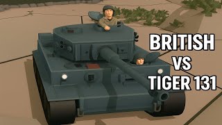 British Attack vs German Tiger Tank! | Second Front (Tiger 131 Scenario)