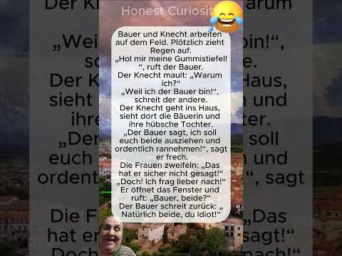 🍺 Der Knecht, die Bäuerin und das Missverständnis am Fenster!