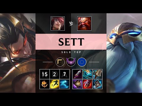 Sett Top vs Gragas: Legendary - EUW Master Patch 14.18