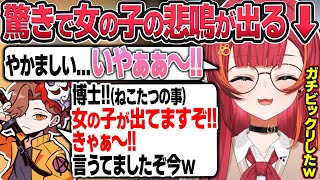 ビックリして思わず女の子の悲鳴が出る猫汰つな【猫汰つな/ぶいすぽ切り抜き】