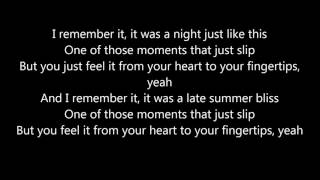 OneRepublic - Fingertips (lyrics)