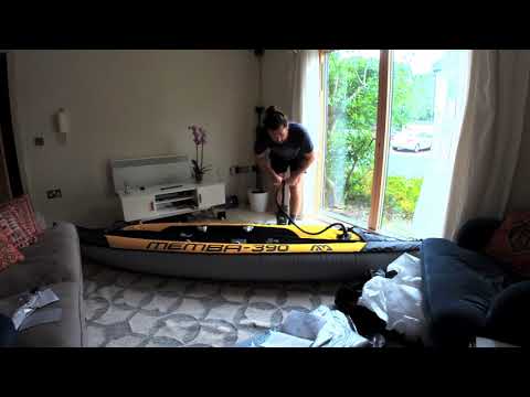 Unboxing Aqua Marina MEMBA 390 🛶 Inflatable Kayak as a rookie