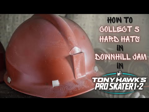 How to COLLECT 5 HARD HATS in Downhill Jam in THPS 1+2? | Video Tutorial