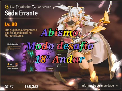 Abismo Modo Desafio Andar 18° - Epic Seven