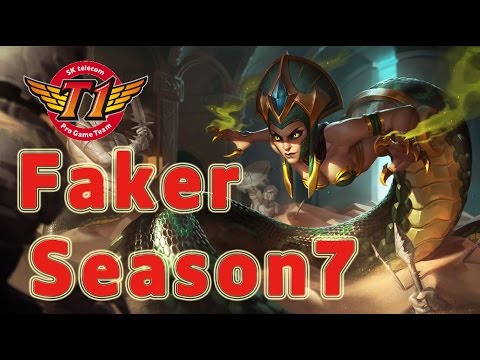 SKT T1 Faker Cassiopeia MID vs LeBlanc Patch 6.24