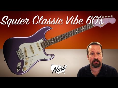 Guitar Review - Squier Classic Vibe 60's Stratocaster in Burgundy Mist! (Audio Fixed!)