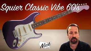 Video thumbnail for Guitar Review - Squier Classic Vibe 60's Stratocaster in Burgundy Mist! (Audio Fixed!) by Nick in the States