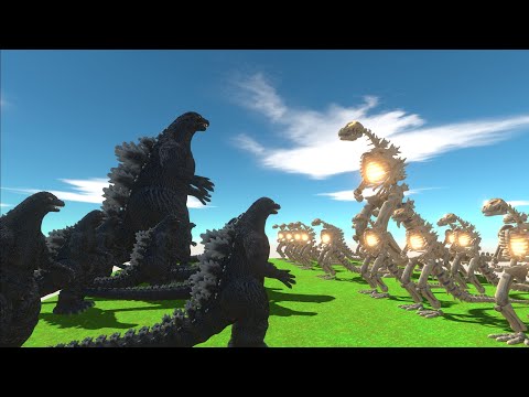 HEISEI GODZILLA VS SKELETON GODZILLA 💥 EPIC MONSTER SHOWDOWN – ANIMAL REVOLT BATTLE SIMULATOR