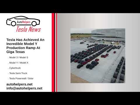 Tesla Has Achieved An Incredible Model Y Production Ramp At Giga Texas