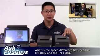 Ask POSGuys - Speed difference between the TM-T88V and TM-T20II