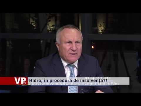 Hidro, în procedură de insolvență?!