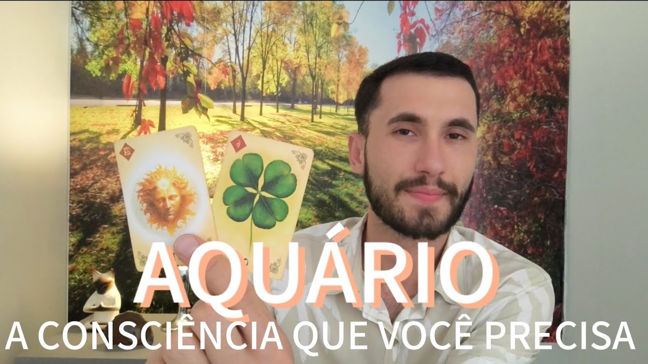 AQUÁRIO ♒ SE ACOSTUME COM AS COISAS DANDO CERTO