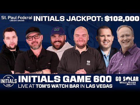 The 600th Initials Game LIVE in Las Vegas