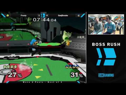Boss Rush April Wave 2 Pools - Frosty (Sheik) vs PS|GanjSmoke (Luigi)