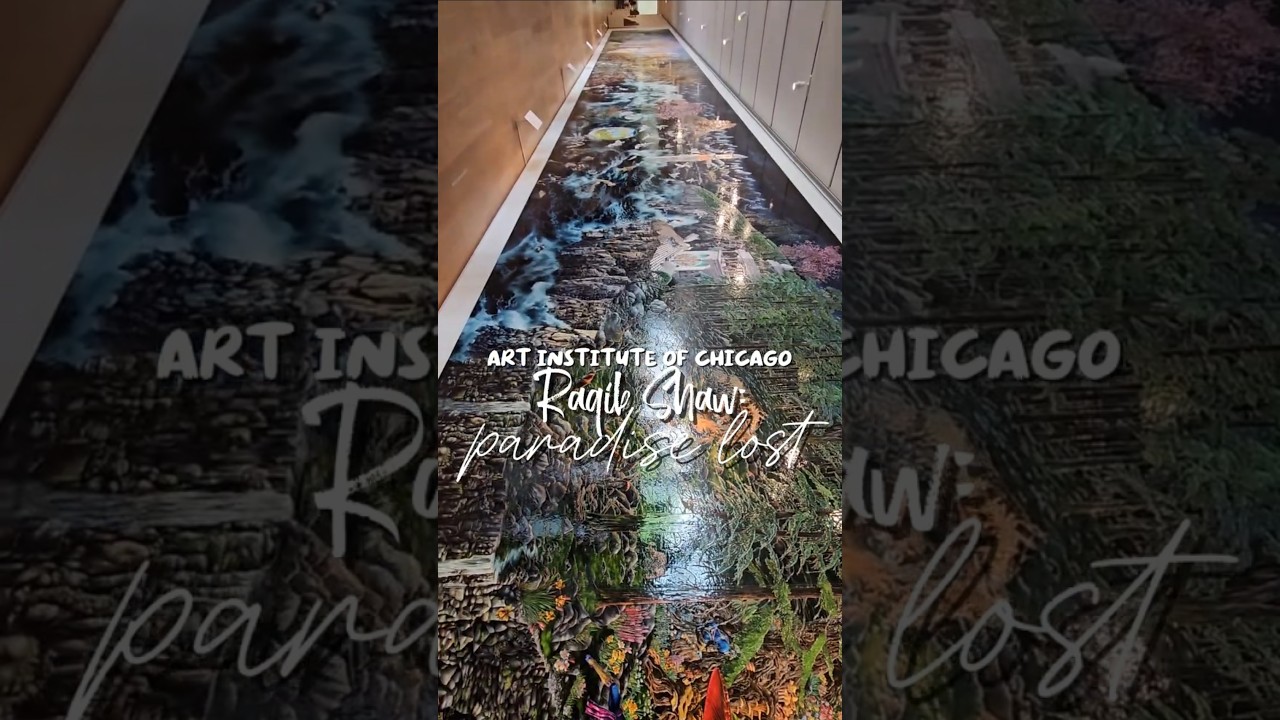 the biggest mural at the art institute of chicago is 100 feet long #mural #art #museum #chicago