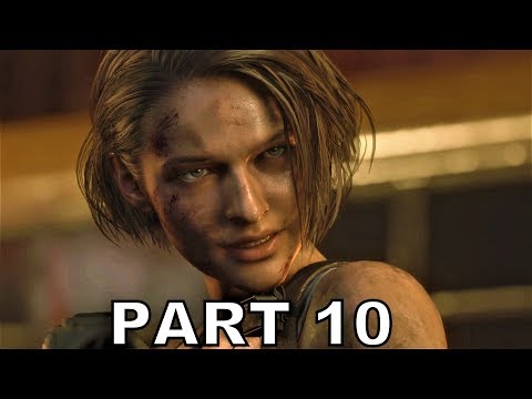 RESIDENT EVIL 3 REMAKE Walkthrough Gameplay Part 10 - Underground Facility (RE3 Remake)