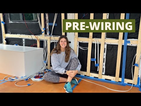 Pre-Wiring 12v DC & 120v AC | Campervan Electrical | Ram ProMaster DIY Van Build Series 11