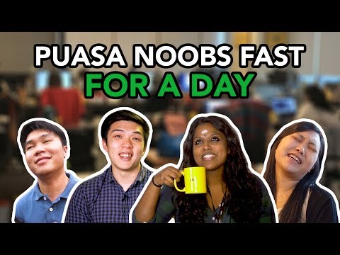 Noobs Puasa For A Day | SAYS Challenge