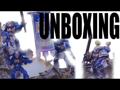 Space Marine Command Squad Unboxing