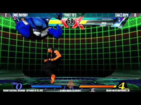 SB:A - UMvC3 - [MH] RayRay vs [GGC] Seph