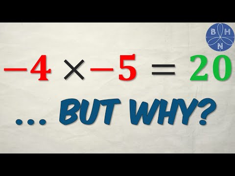 Why a Negative Times a Negative MUST Be Positive | BHNmath