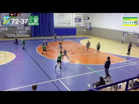 CBA VIUBASQUET SON PODE vs CA'N NOT CB CAMPOS- CADETE FEM.