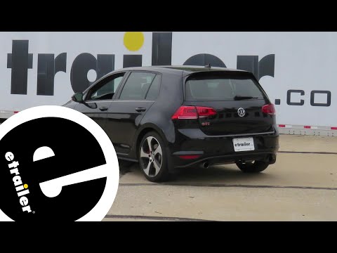 etrailer | DIY 2017 Volkswagen Golf Installation for the EcoHitch Hidden Trailer Hitch Receiver