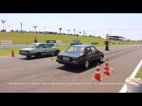 +Desafios 12, 13, 14 e 16s na 2ª Etapa do KM de Arrancada em Goiânia 07 e 08.11.15 = Canal DarlanGyn
