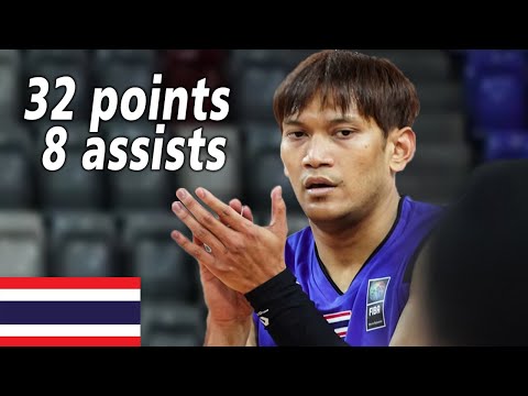 Nattakarn Muangboon Highlights vs Indonesia 32 pts/ 5 reb/ 8 ast (11/28/2020) / FIBA Asia Cup 2021