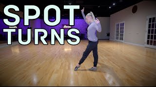 スポットターンの踊り方 | インターナショナルラテンチュートリアル