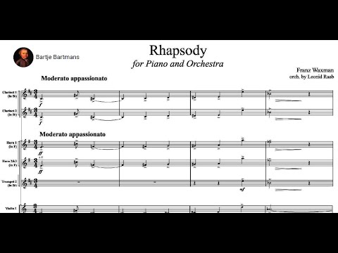 Franz Waxman - Rhapsody for Piano and Orchestra (1947)