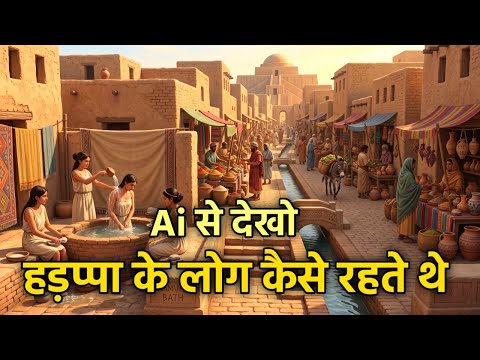 Ai से देखो: हड़प्पा सभ्यता के लोग कैसे रहते थे? रहन-सहन, रहस्य और सच्चाई | Indus Valley Civilization