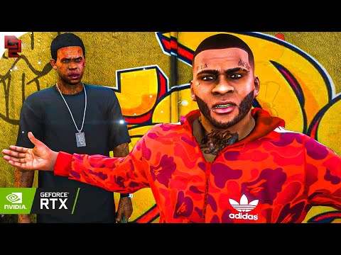 GTA V: 'Lamar Down' Mission RTX™ 3090 Gameplay [4k] Max Settings - QuantV Graphics MOD