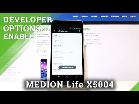 How to Allow OEM Unlock in MEDION Life X5004 - Enable Developer Options / USB Debbuging