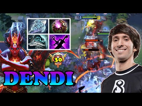 LEGENDARY DENDI GRANDMASTER QUEEN OF PAIN MAGICAL BUILD FT DOOM REFRESHER | DOTA2ORBS
