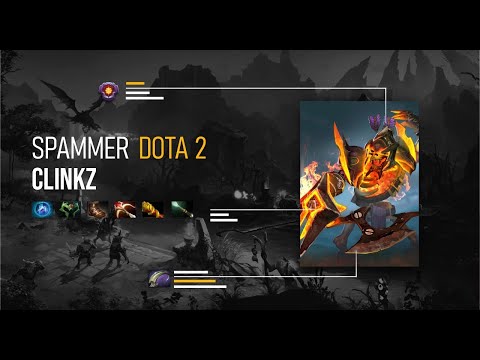 Spammer Clinkz Safe Lane Dota 2 | Ranked Match | Gameplay