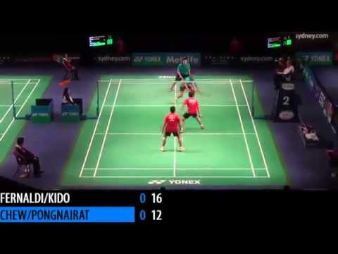 R32 - MD - G.M.Fernaldi / M.Kido vs P.Chew / S.Pongnairat - 2014 Australia Open (F G1int)