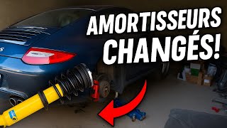 Porsche 997 : On remplace les amortisseurs arrière (B6 installés !)