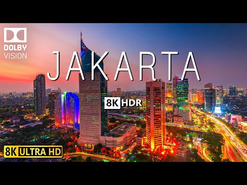 JAKARTA VIDEO 8K HDR 60fps DOLBY VISION WITH SOFT PIANO MUSIC