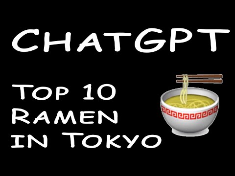ChatGPT escolheu as 10 MELHORES lojas de Ramen em Tóquio (legendas em japonês)