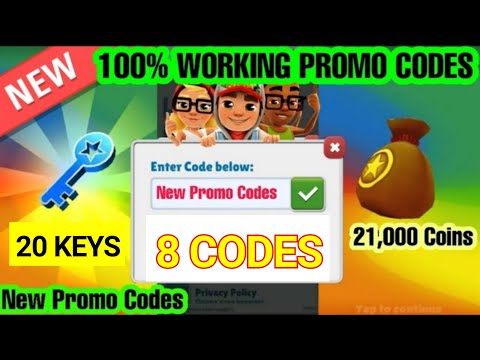 8 New Promo Codes for Subway Surfers 2020 | Unlock Codes for Subway Surfers 2020