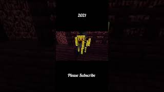 Minecraft Evolution Of Blaze ( 2021 to 2027 )