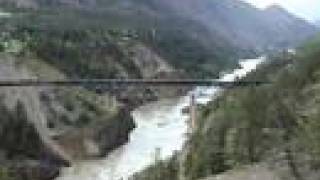 preview picture of video 'BC Rail - Full 'DB' All The Way Down To Lillooet'