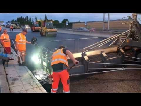 Die Autobahn wird repariert