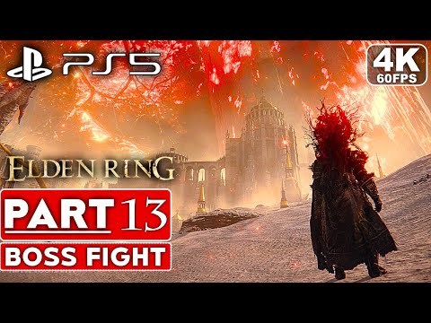 ELDEN RING Gameplay Walkthrough Part 13 BOSS FIGHT FULL GAME [4K 60FPS PS5] - No Commentary