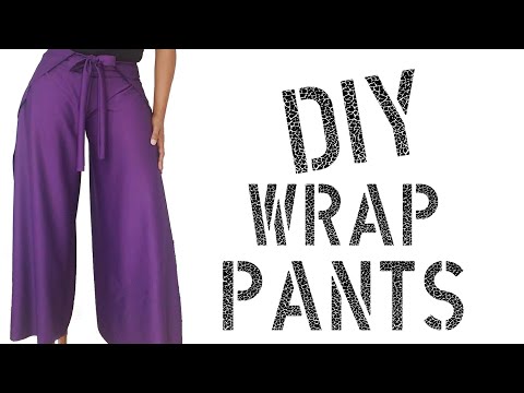 DIY How To Make Wrap Pants