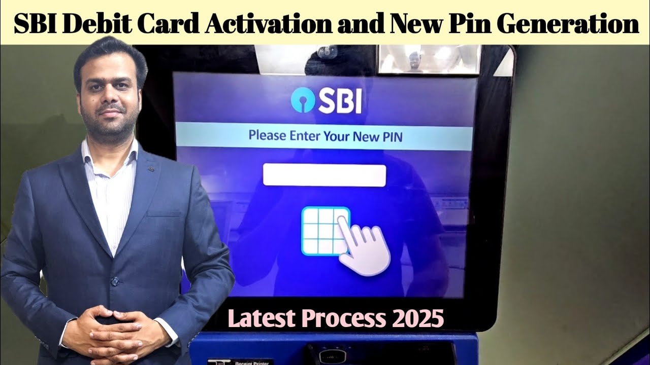 Sbi debit card Activation and new pin generation latest process 2025 | sbi atm card pin generation