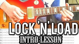 The Dead Daisies - Lock 'N' Load Intro & Verse Guitar Lesson (With Tabs)