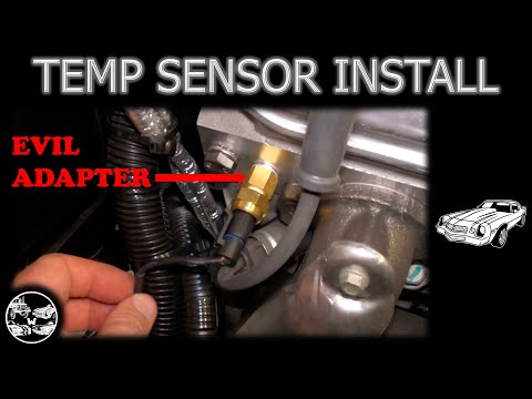 LS Swap 18 - Dakota Digital Coolant Temperature Sensor Installation